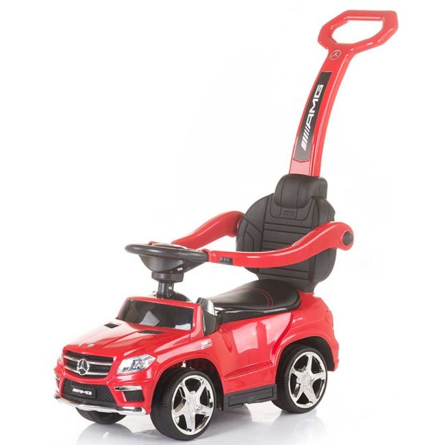 Masinuta de impins cu copertina chipolino mercedes benz gl63 amg red hubrocamgc182re