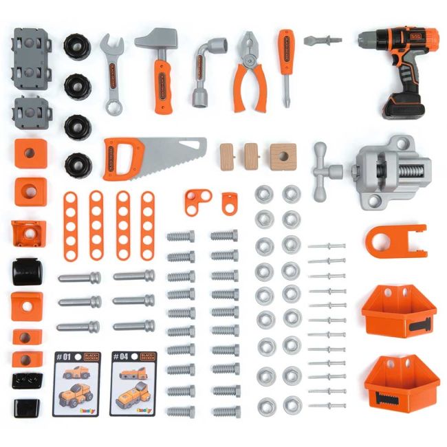 Atelier smoby black & decker bricolo ultimate cu accesorii hubs7600360702