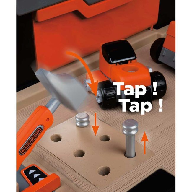 Atelier smoby black & decker bricolo ultimate cu accesorii hubs7600360702