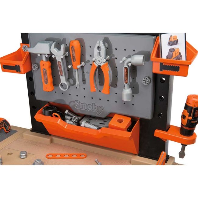 Atelier smoby black & decker bricolo ultimate cu accesorii hubs7600360702