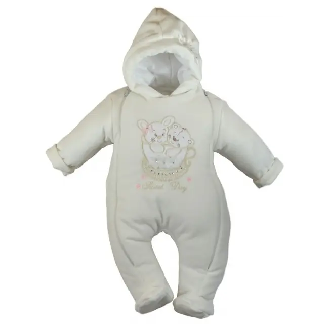 Combinezon fetite alb - Sweet day - MDSweet Day.0-3 luni