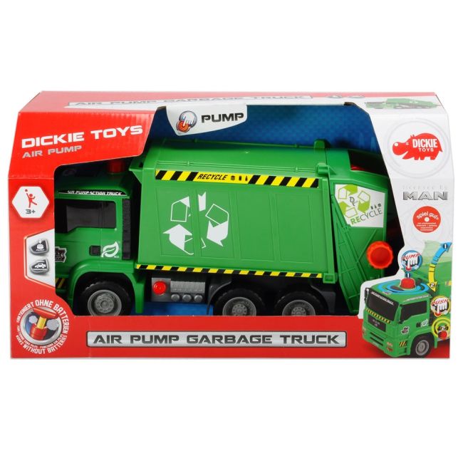 Masina de gunoi dickie toys air pump garbage truck hubs203805000