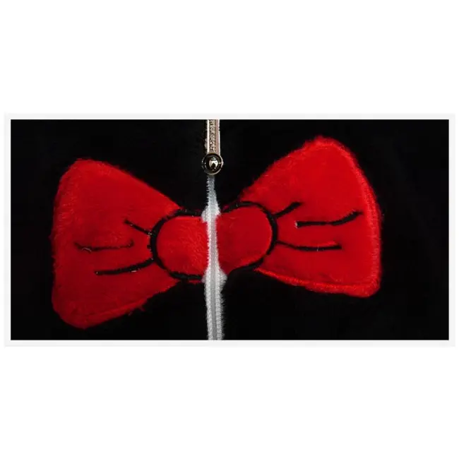 Combinezon rosu plusat bebelusi - Soricel (Marime Disponibila: 18 luni) MDMic