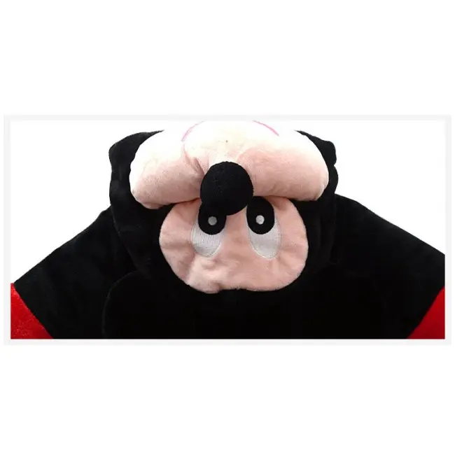 Combinezon rosu plusat bebelusi - Soricel (Marime Disponibila: 18 luni) MDMic