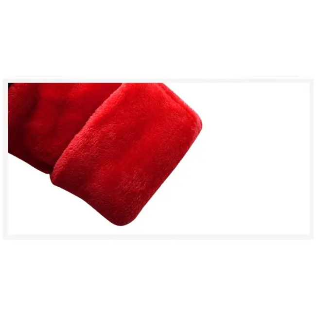 Combinezon rosu plusat bebelusi - Soricel (Marime Disponibila: 18 luni) MDMic