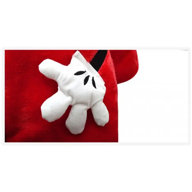 Combinezon rosu plusat bebelusi - Soricel (Marime Disponibila: 18 luni) MDMic