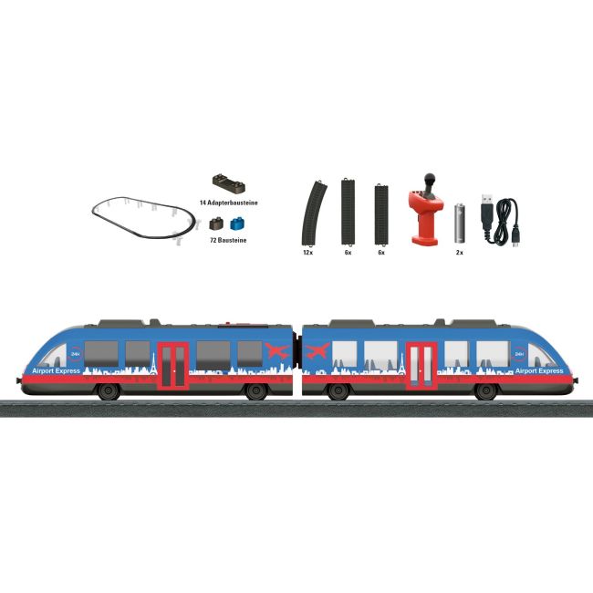 Tren de calatori cu telecomanda si accesorii Airport Express BBX029307