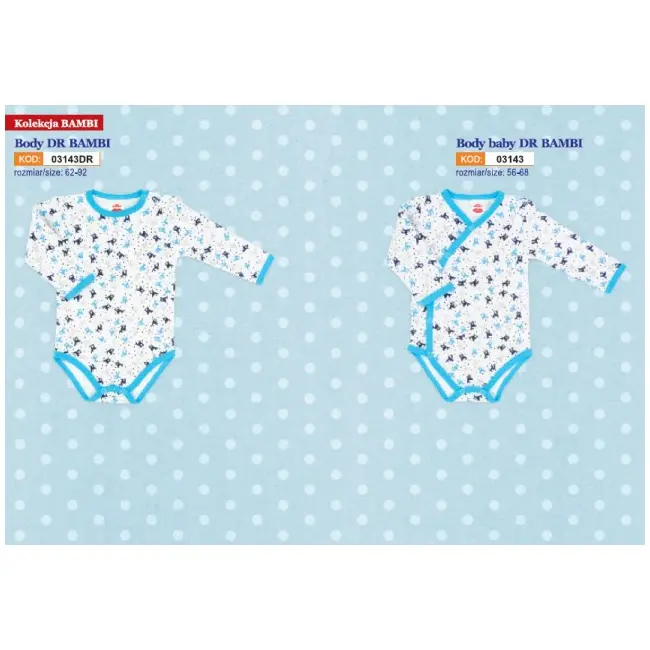 Body - colectia Bambi - Haine Bebe - MK03143DR-6.3 luni