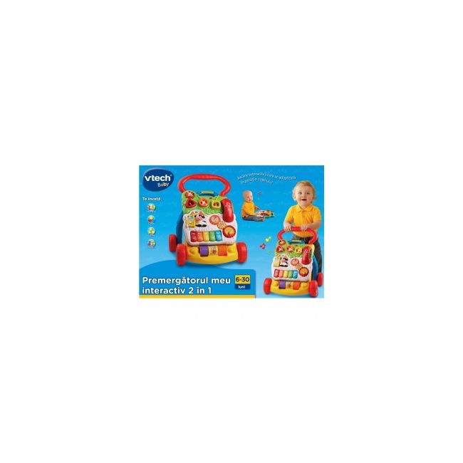 Jucarie interactiva Vtech, Premergatorul Meu Interactiv 2 in 1 VRNVT77012