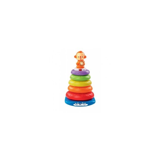 Jucarie interactiva Vtech, Turn muzical cu inele VRNVT166303