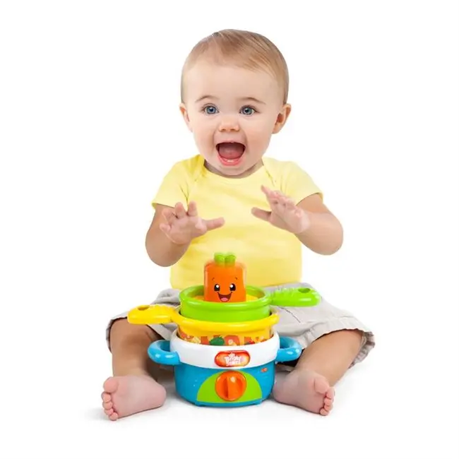 52127 ? Bright Starts Set de vase muzicale Nest ?N Sing Giggling Gourmet - BBB1577