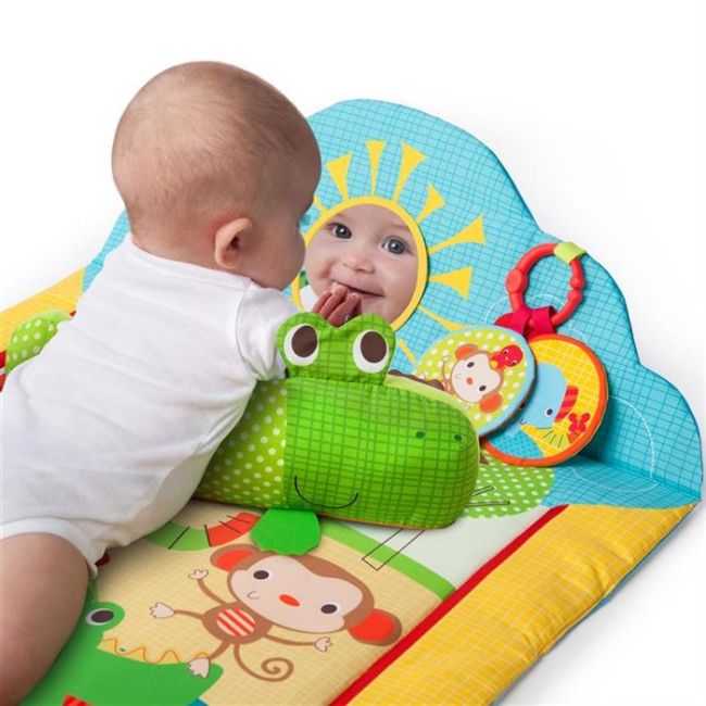 52273 ? Bright Starts ? Salteluta de joaca Cuddly Crocodile - BBB1584