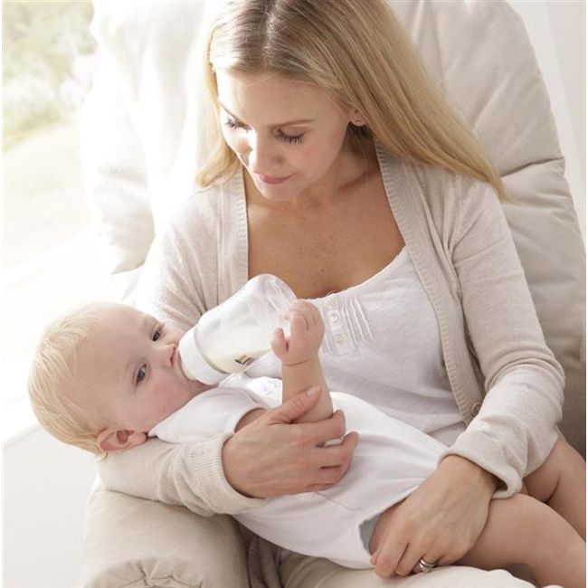 Tutti Bambini-Fotoliu Reglabil Pentru Alaptat Cu Suport Pentru Picioare Gc 35 Vanilla - BBB1689