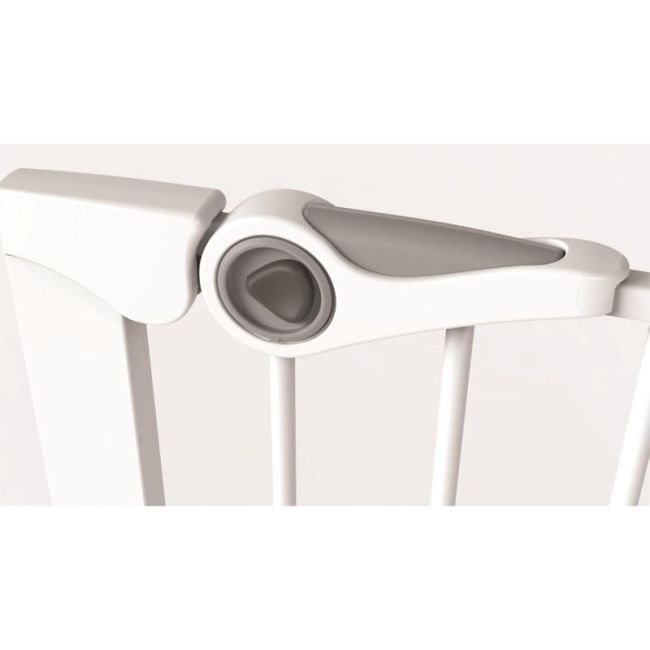 Poarta de siguranta Noma Easy Fit, presiune, 75-82 cm, metal alb, N93439