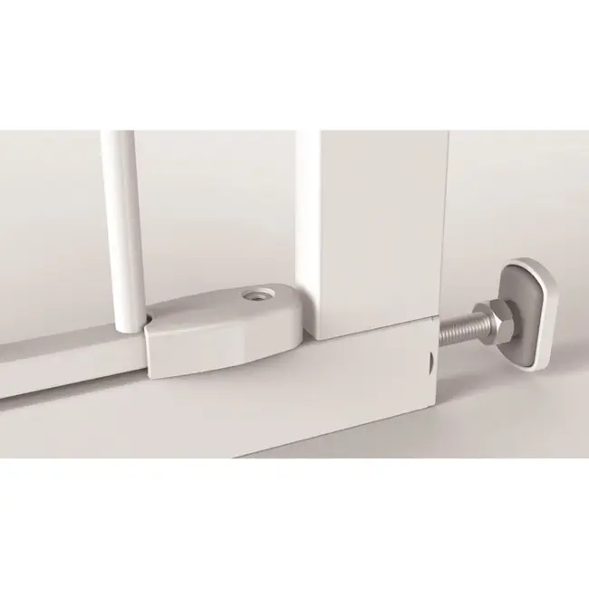 Poarta de siguranta Noma Easy Fit, presiune, 75-82 cm, metal alb, N93439