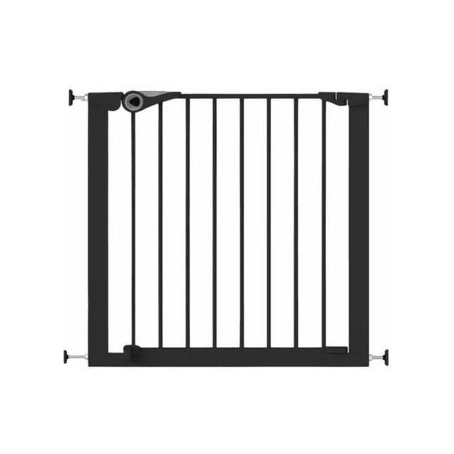 Poarta de siguranta Noma Easy Fit, presiune, 75-82 cm, metal negru, N94313