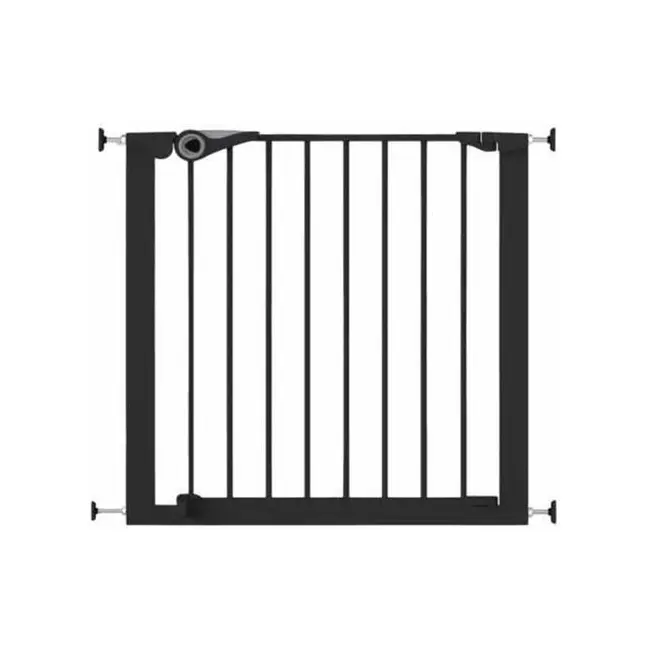 Poarta de siguranta Noma Easy Fit, presiune, 75-82 cm, metal negru, N94313