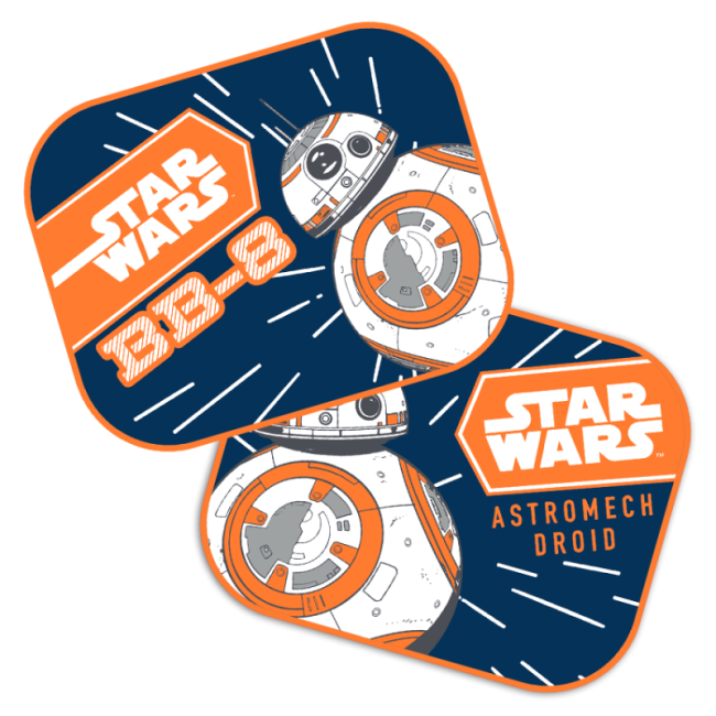 Set 2 parasolare auto Star Wars - BB8" SEV9315"