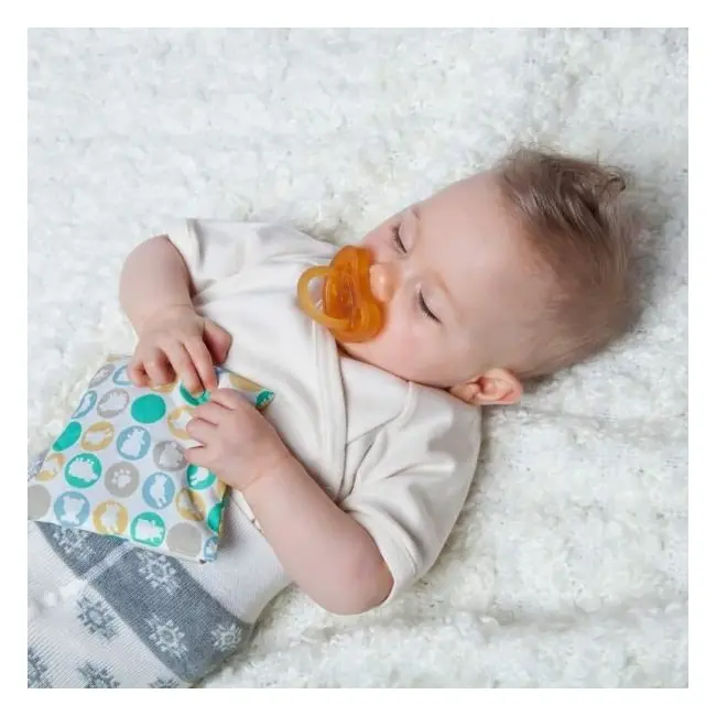 Suzeta ortodontica monobloc din latex organic 0-6 luni Grunspecht 670-00