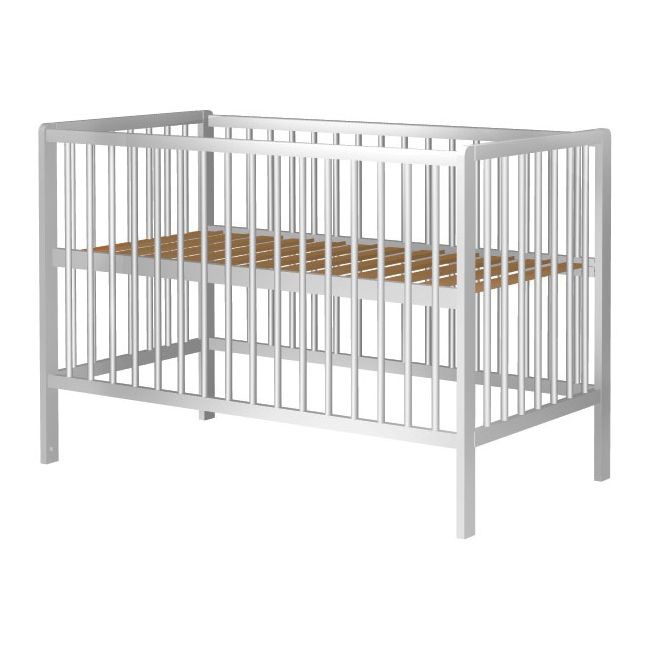 Patut copii din lemn hubners dominic 120x60 cm alb hubphdom12al