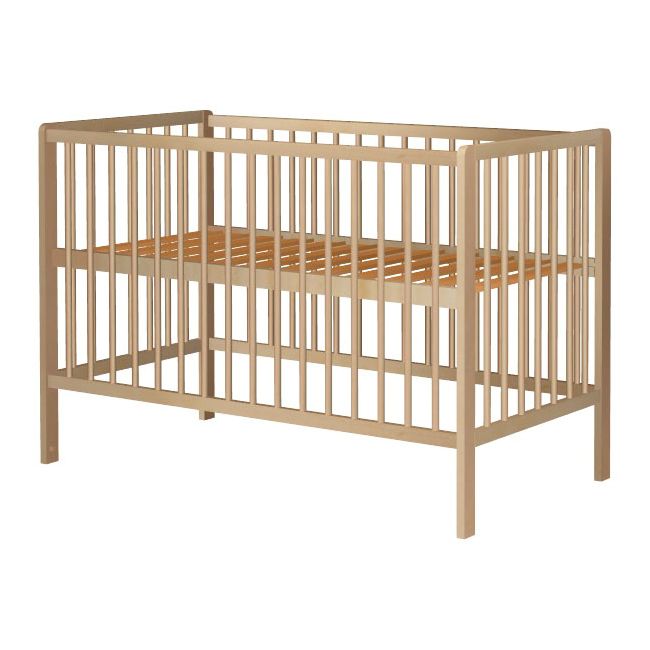 Patut copii din lemn hubners dominic 120x60 cm natur hubphdom12na