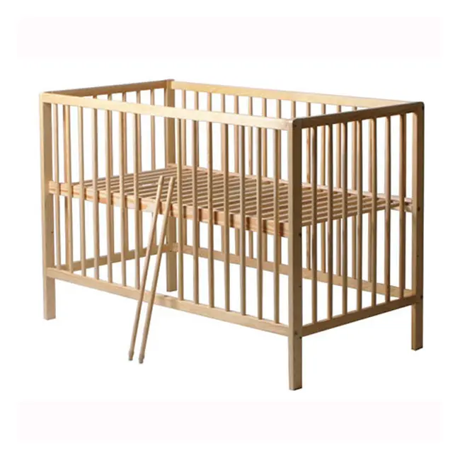 Patut copii din lemn hubners dominic 120x60 cm natur hubphdom12na