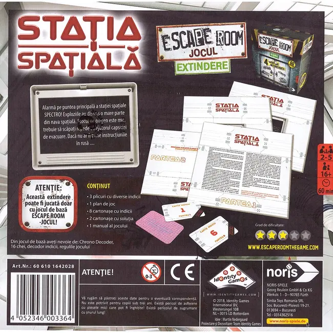 Extindere joc noris escape room statia spatiala hubs606101642028