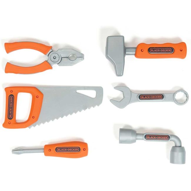 Jucarie smoby trusa black & decker cu 6 unelte hubs7600360101