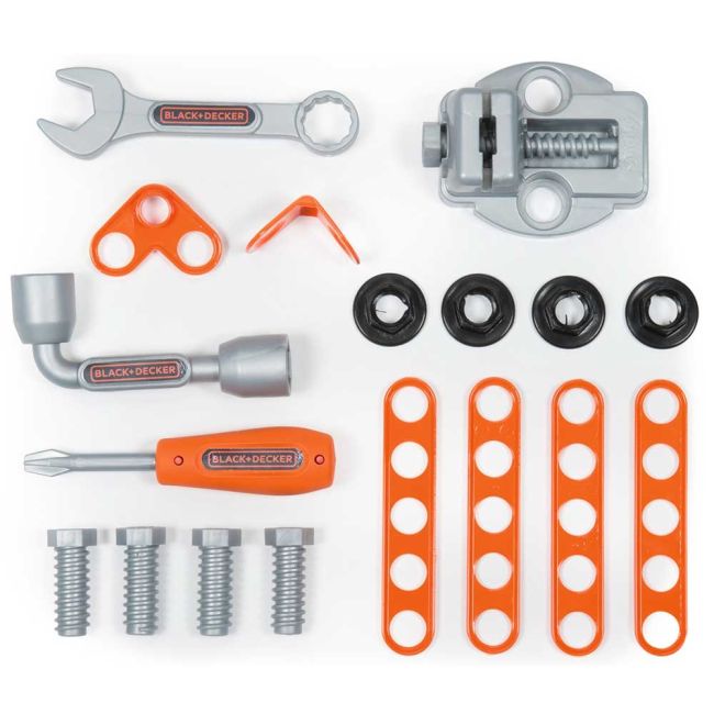 Masa de lucru smoby black & decker 3 in 1 cu trusa de accesorii hubs7600360202