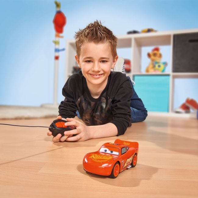 Masina dickie toys cars 3 single-drive lightning mcqueen cu telecomanda hubs203081000