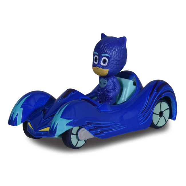 Masina dickie toys eroi in pijama cat-car cu figurina hubs203141000