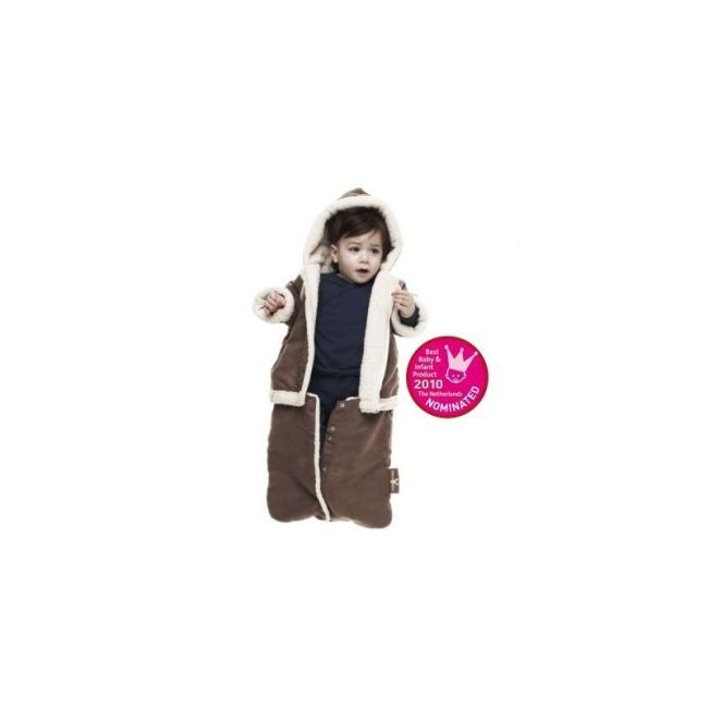 Costumas cu blanita 6-12 Luni Chocolat Wallaboo - KRS0809.1402