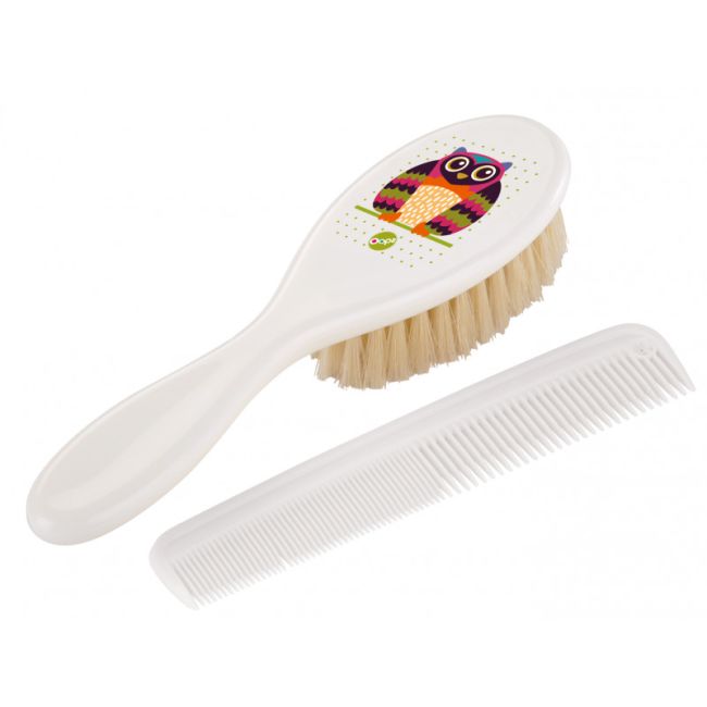 Perie si pieptan pentru bebelus Oops Rotho-babydesign KRS20059-0001-BJ
