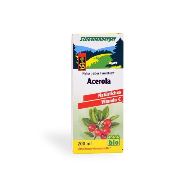 Acerola bio Schoenenberger 200 ml - PRNSB582
