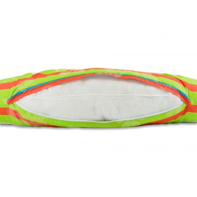 BabyNeeds - Perna 3 in 1 pentru gravide si bebelusi Soft Plus, Curcubeu BYNBN55