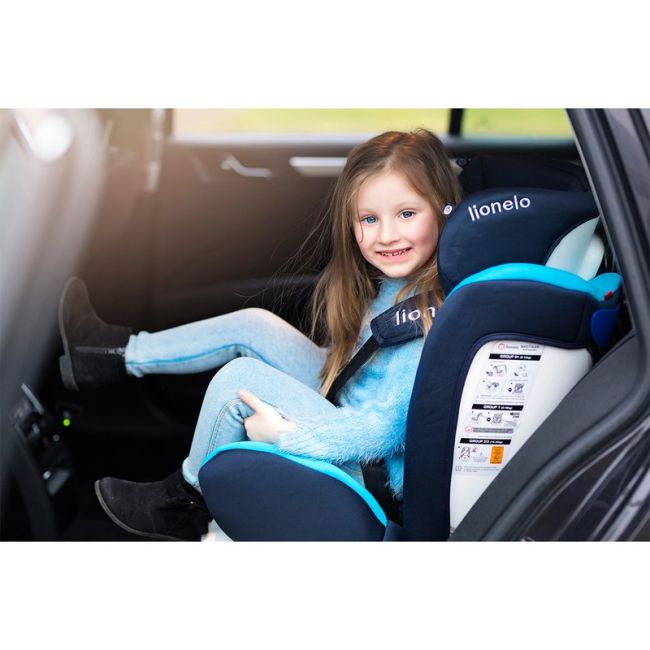 Lionelo - Scaun auto Bastiaan Pozitie de somn, Rotire 360 grade, 0-36 Kg, cu Isofix, Violet BYNLO-BASTIAAN_VIOLET