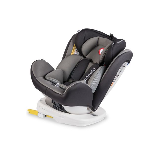Lionelo - Scaun auto Bastiaan Pozitie de somn, Rotire 360 grade, 0-36 Kg, cu Isofix, Violet BYNLO-BASTIAAN_VIOLET