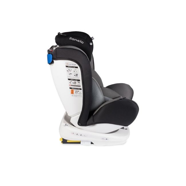 Lionelo - Scaun auto Bastiaan Pozitie de somn, Rotire 360 grade, 0-36 Kg, cu Isofix, Violet BYNLO-BASTIAAN_VIOLET