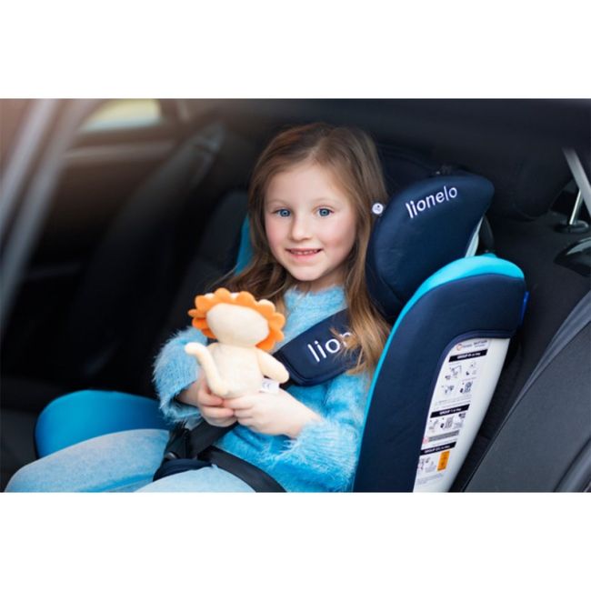 Lionelo - Scaun auto Bastiaan Pozitie de somn, Rotire 360 grade, 0-36 Kg, cu Isofix, Violet BYNLO-BASTIAAN_VIOLET