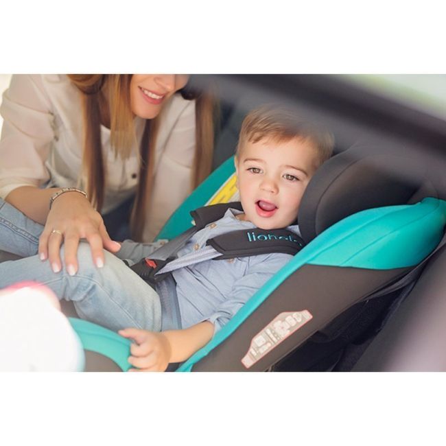 Lionelo - Scaun auto Sander Spatar reglabil, Pozitie de somn, 0-36 Kg, cu Isofix, Negru BYNLO-SANDER_BLACK