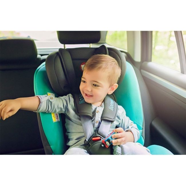 Lionelo - Scaun auto Sander Spatar reglabil, Pozitie de somn, 0-36 Kg, cu Isofix, Negru BYNLO-SANDER_BLACK