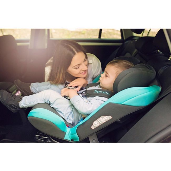 Lionelo - Scaun auto Sander Spatar reglabil, Pozitie de somn, 0-36 Kg, cu Isofix, Negru BYNLO-SANDER_BLACK