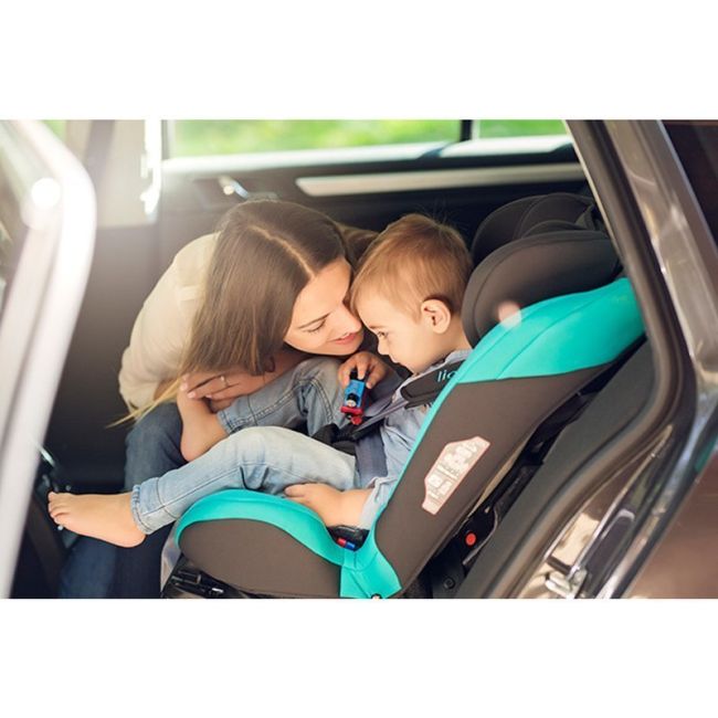 Lionelo - Scaun auto Sander Spatar reglabil, Pozitie de somn, 0-36 Kg, cu Isofix, Negru BYNLO-SANDER_BLACK