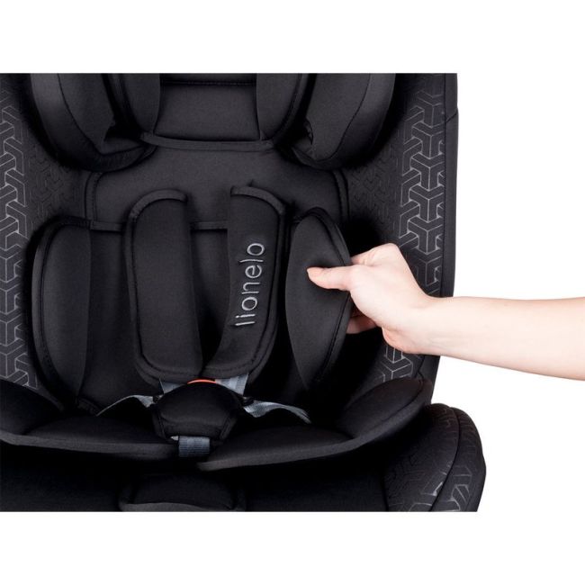 Lionelo - Scaun auto Sander Spatar reglabil, Pozitie de somn, 0-36 Kg, cu Isofix, Negru BYNLO-SANDER_BLACK