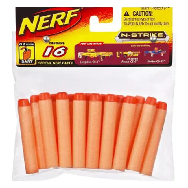 16 Pack Clip System Dart Ammo - NCRHB 62572