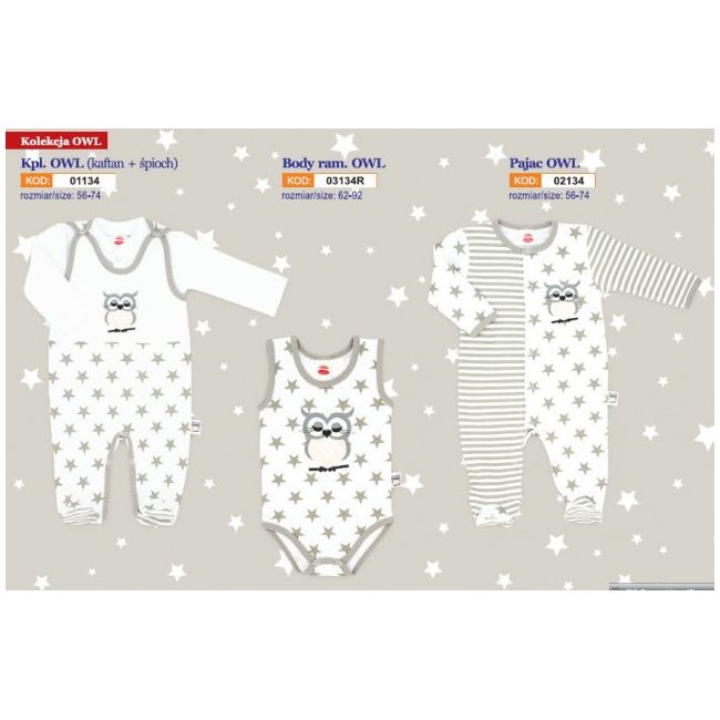 Body - colectia Owl - Haine Bebe - MK03134DR-6.6 luni