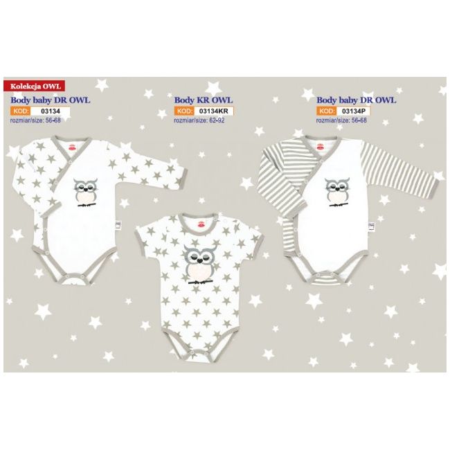 Body - colectia Owl - Haine Bebe - MK03134DR-6.6 luni