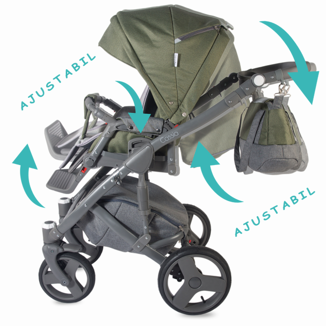 Carucior modular 3in1 coccolle cassia khaki smb338065181