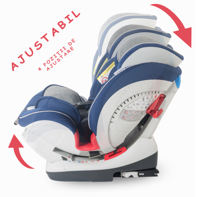 Scaun auto cu isofix grupa 0-36 kg coccolle cressida albastru smb338084630