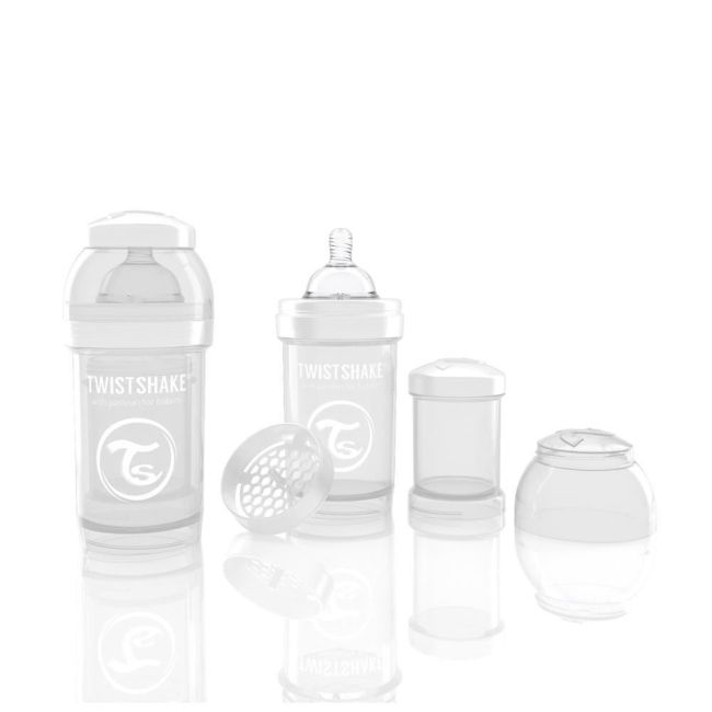 Biberon twistshake anti - colici 180 ml alb smb336001070